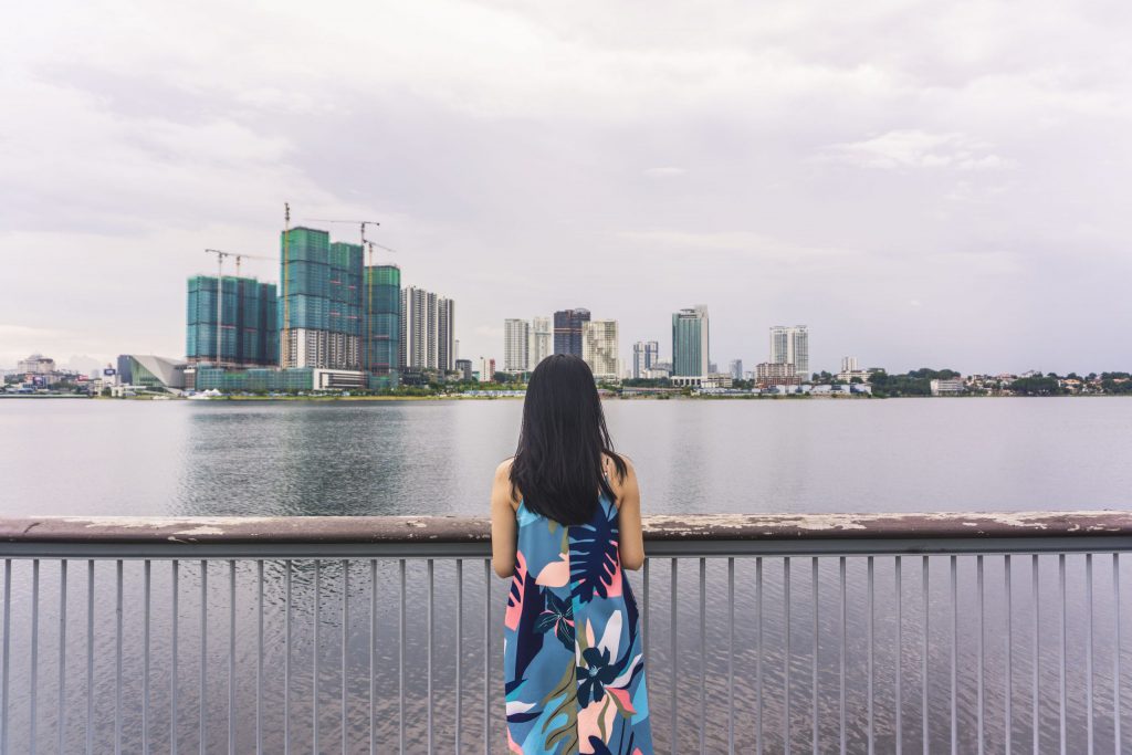 Seow Yin at Woodlands waterfront