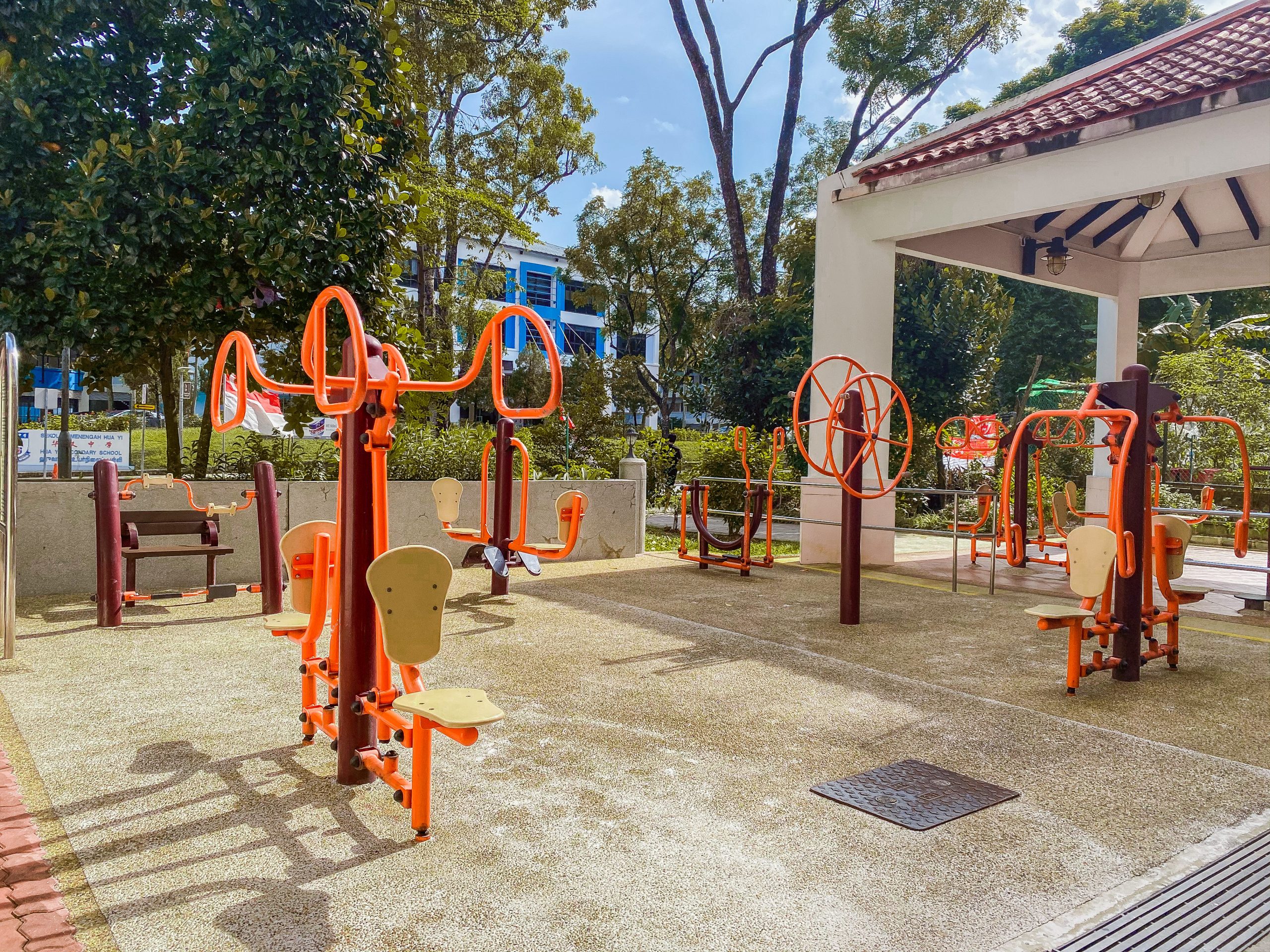 Fitness corner at Jurong hdb