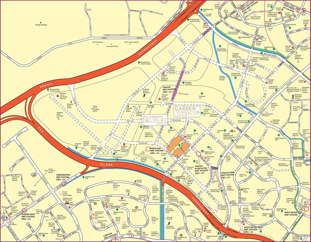 Map of Tengah Sales Launch