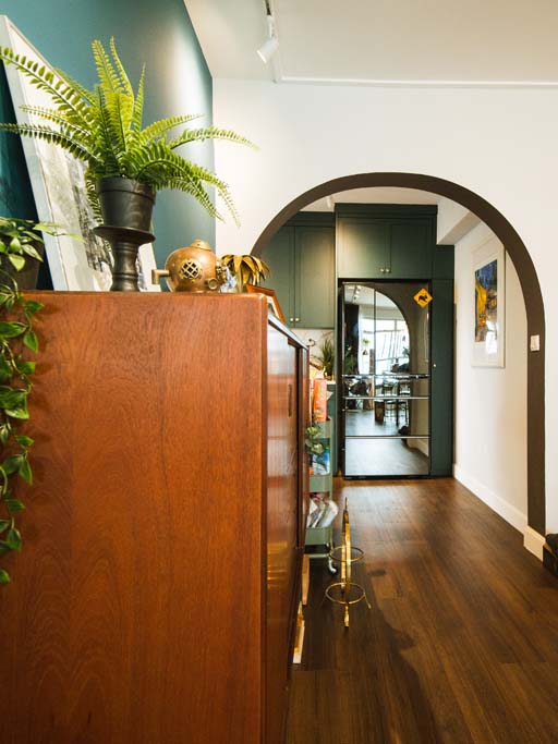 Entrance to Kenneth and Xin Rong's kitchen