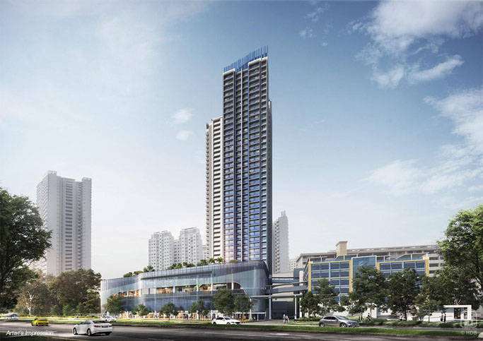 Perspective of Bukit Merah Project for May2021 sales launch
