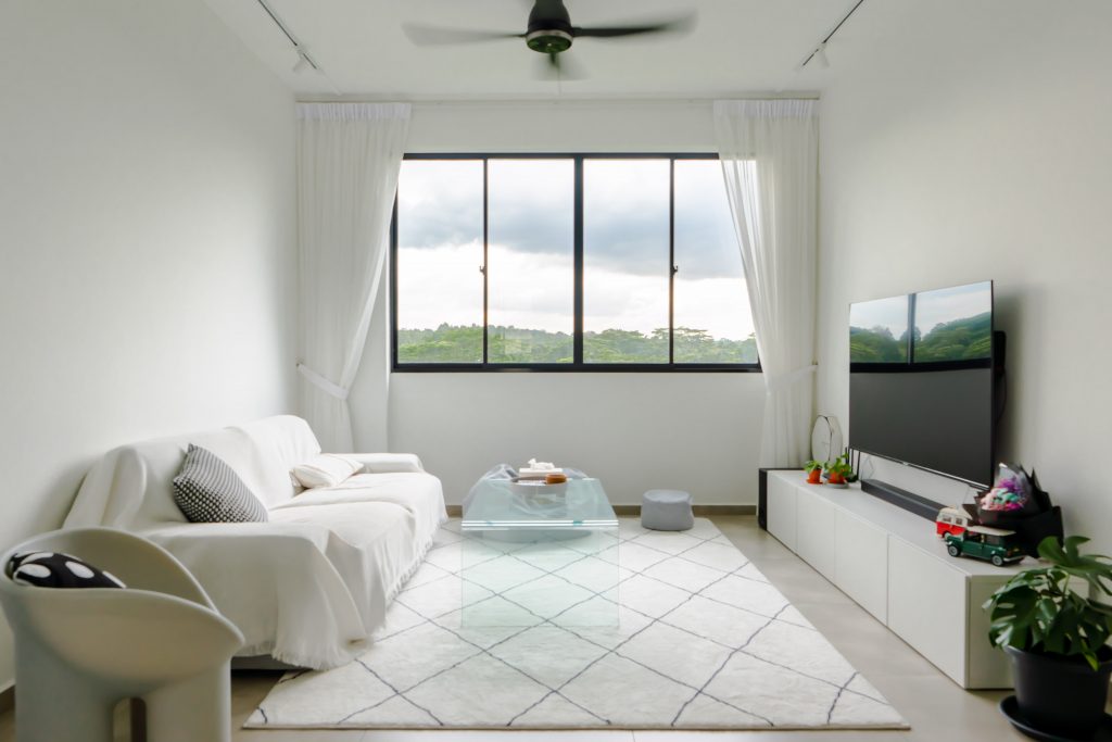 Living room of HDB flat