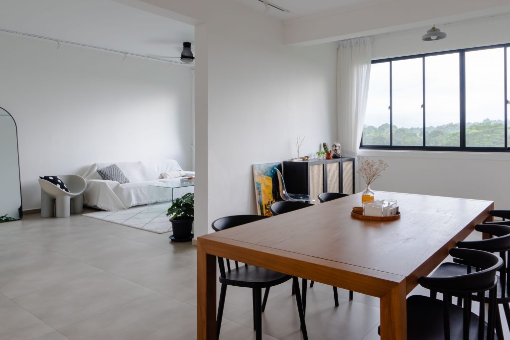 Dining room in HDB flat