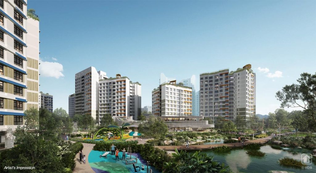 Project perspective of Tampines GreenQuartz