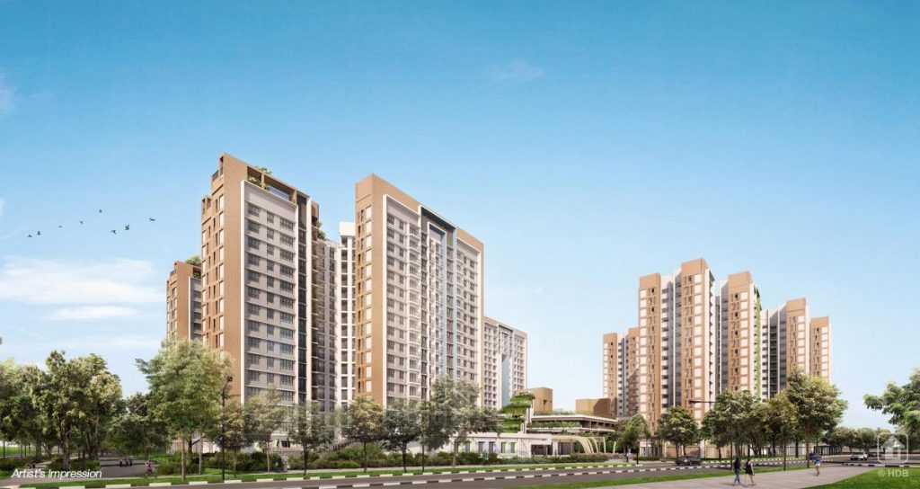 Project perspective of Tampines GreenJade