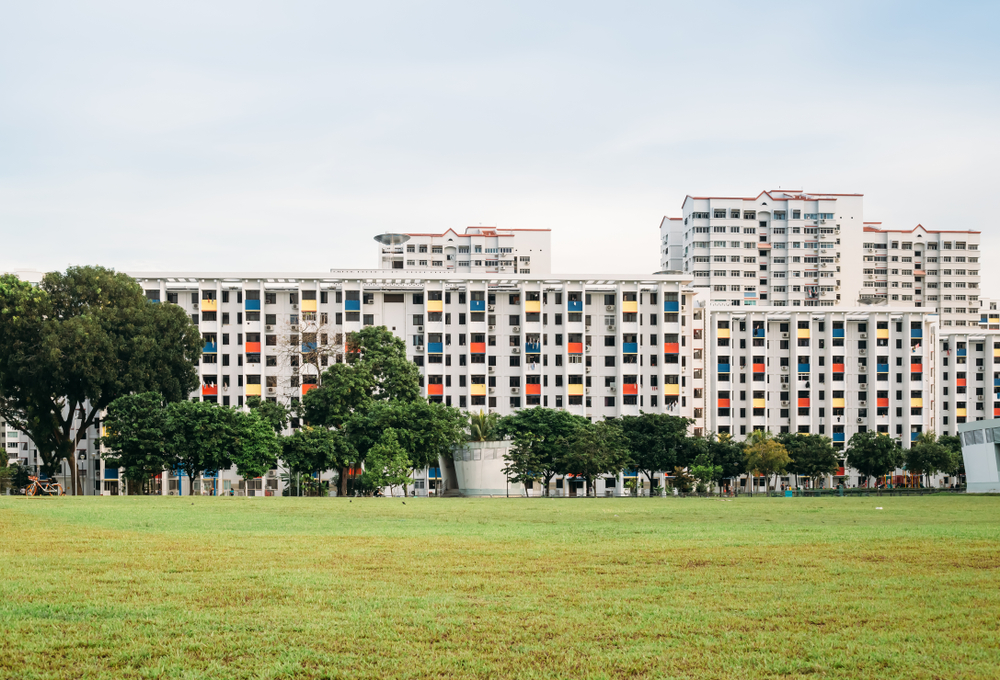 Public housing blocks in HDB estate